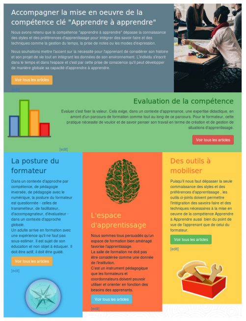 Le site Apprendre à apprendre